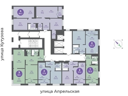 Продается 4-комнатная квартира ЖК Прогресс-квартал Перемены, дом 1, 89.5  м², 11187500 рублей