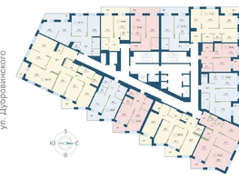 Продается 3-комнатная квартира ЖК Суриков, дом 2, 90.7 м², 16688800 рублей