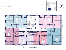 Продается 2-комнатная квартира ЖК Univers (Универс), 2 квартал, 62.1  м², 8880300 рублей