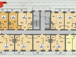 Продается 3-комнатная квартира ЖК Снегири, дом 10, 59.7  м², 6790000 рублей