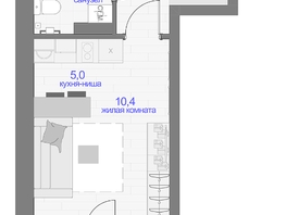 Продается Студия ЖК Прогресс-квартал Перемены, дом 2, 29.8  м², 4768000 рублей