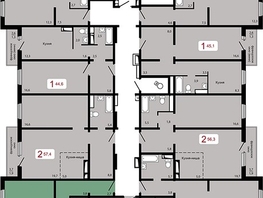 Продается 2-комнатная квартира ЖК Мичурино, дом 2 строение 6, 53.7  м², 5985000 рублей