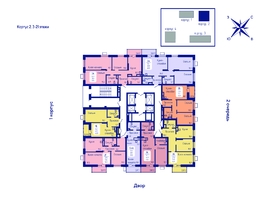 Продается 1-комнатная квартира ЖК Univers (Универс), 3 квартал, 45.6  м², 7387200 рублей