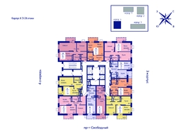 Продается 2-комнатная квартира ЖК Univers (Универс), 3 квартал, 55  м², 8635000 рублей