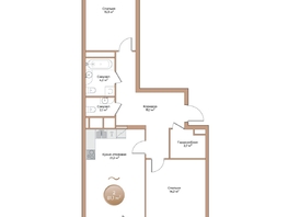 Продается 2-комнатная квартира ЖК Небо над Енисеем, 78.5 м²