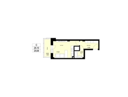 Продается Студия ЖК ЛЕТО, дом 1, 29.68 м², 3500000 рублей