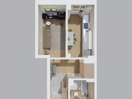 Продается 1-комнатная квартира ЖК Сосны, дом 2/2, 41.1 м², 5178600 рублей