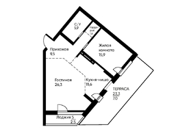 Продается 2-комнатная квартира ЖК Runway (Ранвей), 79.6  м², 12571785 рублей