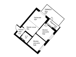 Продается 3-комнатная квартира ЖК Ранвэй, 66.7  м&sup2;, 11318990 рублей