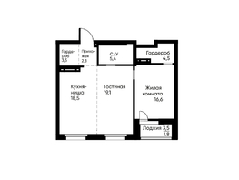 Продается 2-комнатная квартира ЖК Ранвэй, 71.4  м&sup2;, 11880960 рублей