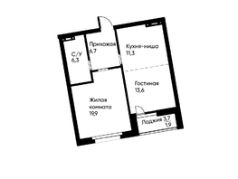 Продается 2-комнатная квартира ЖК Runway (Ранвэй), 58.9  м&sup2;, 9937725 рублей