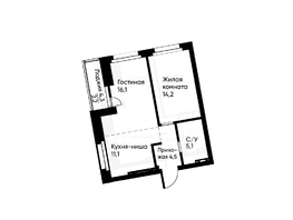 Продается 2-комнатная квартира ЖК Runway (Ранвей), 52.3  м², 9226818 рублей
