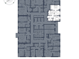 Продается 3-комнатная квартира ЖК Чижи, 1 очередь (корпус 1,2), 59.2  м², 10952000 рублей