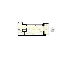 Продается Студия ЖК ЛЕТО, дом 1, 33.63 м², 3600000 рублей