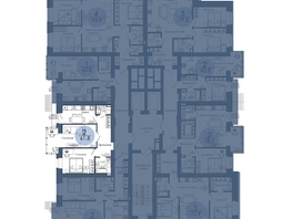 Продается 2-комнатная квартира ЖК Портовый. Речной квартал, к 2, 61.8  м², 9455400 рублей