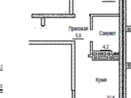 Продается 1-комнатная квартира ЖК Emotion (Эмоушн), 36.7  м², 6000000 рублей