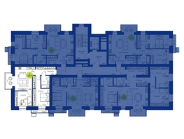 Продается 3-комнатная квартира ЖК Вита-парк, 1 оч. 3 корпус, 68.7  м², 17381100 рублей