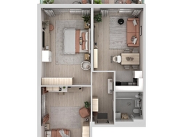 Продается 3-комнатная квартира ЖК Аллея Парк, 1 этап, 81.09  м&sup2;, 10217340 рублей