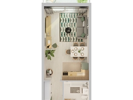 Продается Студия ЖК Аллея Парк, 3 этап, 36.17  м&sup2;, 5099970 рублей
