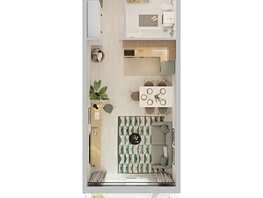 Продается Студия ЖК Аллея Парк, 3 этап, 36.18  м&sup2;, 4884300 рублей