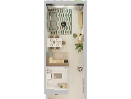Продается Студия ЖК Аллея Парк, 3 этап, 43.03  м&sup2;, 5852080 рублей