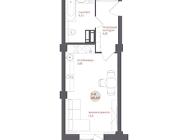 Продается Студия ЖК Звезда, 35.57  м&sup2;, 5228790 рублей