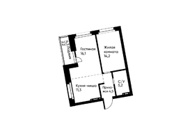 Продается 2-комнатная квартира ЖК Runway (Ранвэй), 52.6  м&sup2;, 8775363 рублей