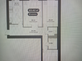 Продается 3-комнатная квартира ЖК Академгородок, дом 7, 83.7  м&sup2;, 13500000 рублей