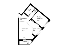 Продается 2-комнатная квартира ЖК Ранвэй, 71.9  м&sup2;, 12584631 рублей