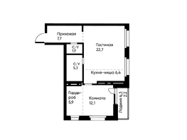 Продается 2-комнатная квартира ЖК Ранвэй, 63.3  м&sup2;, 10862216 рублей
