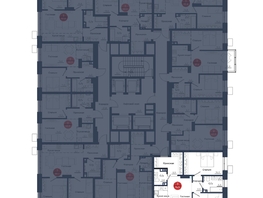 Продается 3-комнатная квартира ЖК Чижи, 2 очередь (корпус 4), 74.5  м&sup2;, 12516000 рублей