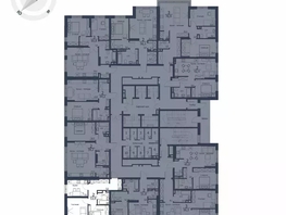 Продается 2-комнатная квартира ЖК Чижи, 1 очередь (корпус 1,2), 53.9  м&sup2;, 9702000 рублей