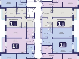 Продается 1-комнатная квартира ЖК Рябиновый дворик, дом 1, 41.7  м&sup2;, 5990000 рублей