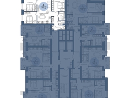 Продается 4-комнатная квартира ЖК Портовый. Речной квартал, к 2, 97  м&sup2;, 16296000 рублей