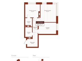 Продается 2-комнатная квартира ЖК Дом на Ульяновском, 66.5  м&sup2;, 12302500 рублей