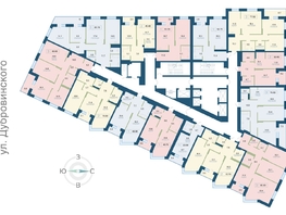 Продается 3-комнатная квартира ЖК Суриков, дом 1, 89.7  м&sup2;, 16594500 рублей