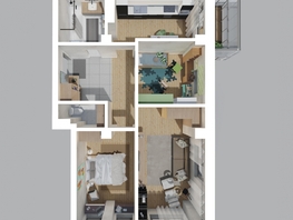 Продается 3-комнатная квартира ЖК Сосны, дом 2/1, 73.26  м&sup2;, 8791200 рублей