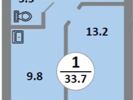 1-комн, Соколовская ул, д.52