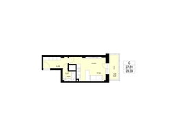Продается Студия Аральская ул, 29.39  м&sup2;, 4400000 рублей