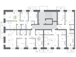 Продается 3-комнатная квартира ЖК Юдинский, дом 1.1, 81.25  м&sup2;, 13544375 рублей