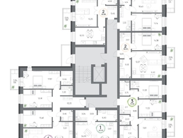 Продается 3-комнатная квартира ЖК Юдинский, дом 1.1, 73.39  м&sup2;, 9437367 рублей