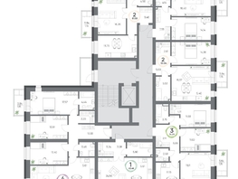 Продается 1-комнатная квартира ЖК Юдинский, дом 1.1, 43.46  м&sup2;, 7475120 рублей