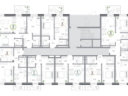 Продается 2-комнатная квартира ЖК Юдинский, дом 1.3, 42.65  м&sup2;, 6440150 рублей