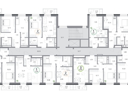 Продается 1-комнатная квартира ЖК Юдинский, дом 1.4, 27.17  м&sup2;, 3708705 рублей