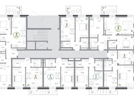 Продается 2-комнатная квартира ЖК Юдинский, дом 1.4, 51.69  м&sup2;, 7608768 рублей
