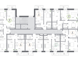 Продается 2-комнатная квартира ЖК Юдинский, дом 1.4, 41.99  м&sup2;, 5093387 рублей