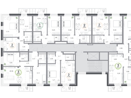 Продается 3-комнатная квартира ЖК Юдинский, дом 1.5, 69.39  м&sup2;, 9818685 рублей