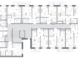 Продается 2-комнатная квартира ЖК Юдинский, дом 1.3, 41.12  м&sup2;, 6209120 рублей