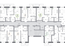Продается 2-комнатная квартира ЖК Юдинский, дом 1.5, 49.14  м&sup2;, 6078618 рублей