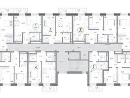 Продается 1-комнатная квартира ЖК Юдинский, дом 1.5, 37.21  м&sup2;, 5324751 рублей